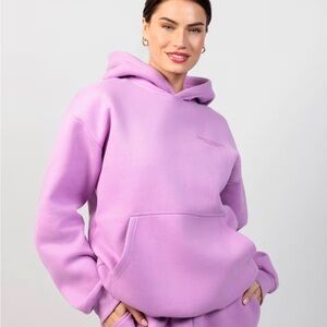 Women's Comfrt Hoodie And Joggers Lilac color size Small. Beautiful color